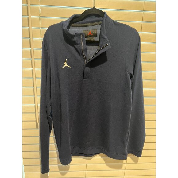 Nike Jordan Blue 1/4 Zip Pullover - Size S‎ - Picture 1 of 3